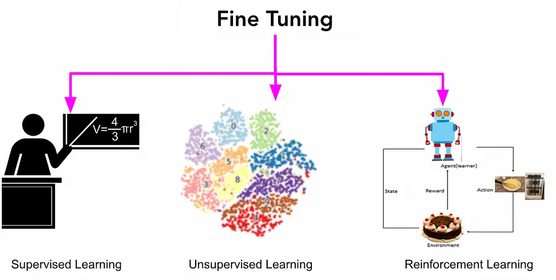 Different types of fine tuning Different types of fine tuning