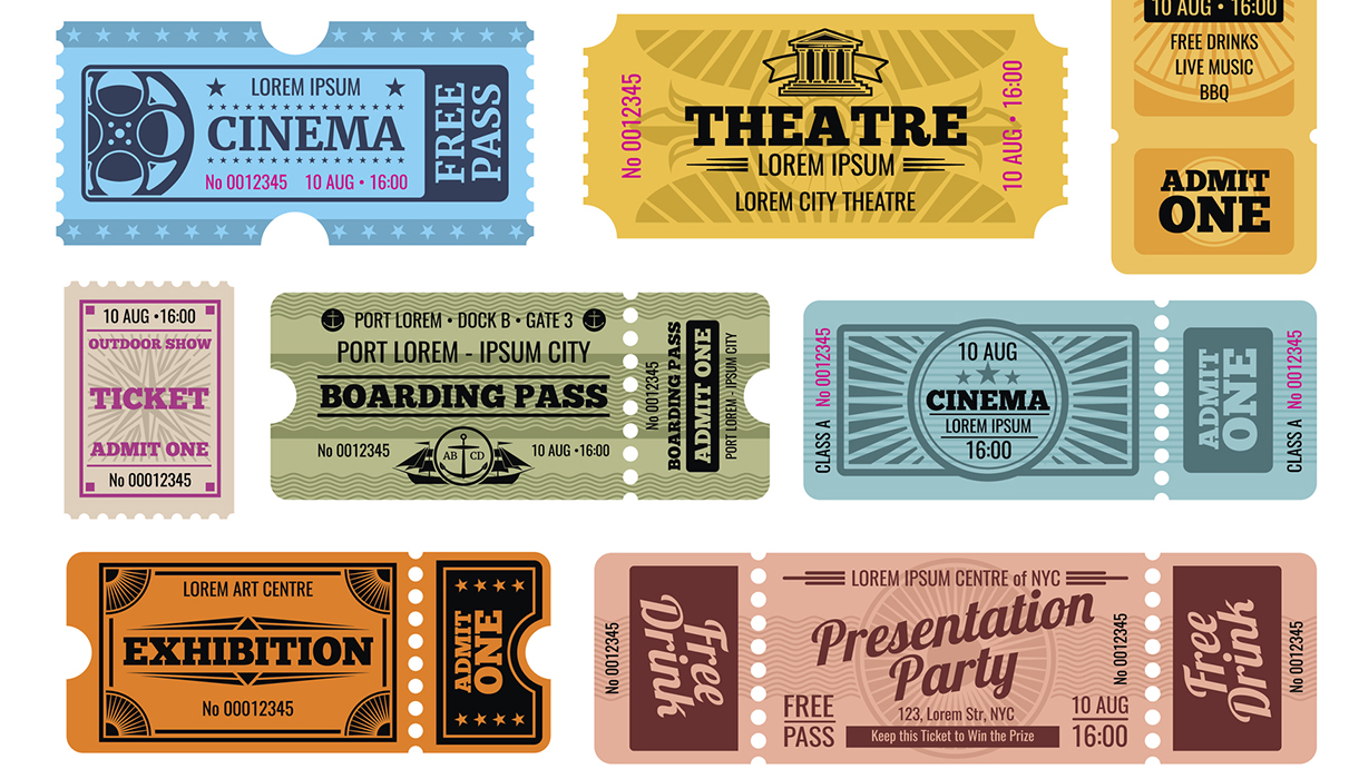 variety of ticket types variety of ticket types